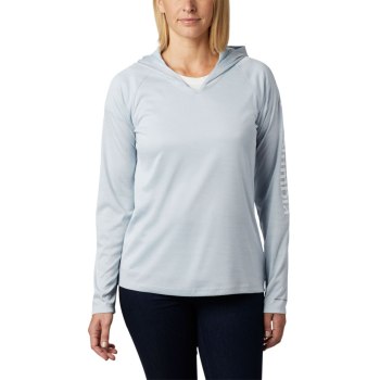 Columbia PFG Zero Rules, Sudaderas Con Capucha Grises Para Mujer | 760835-KRW